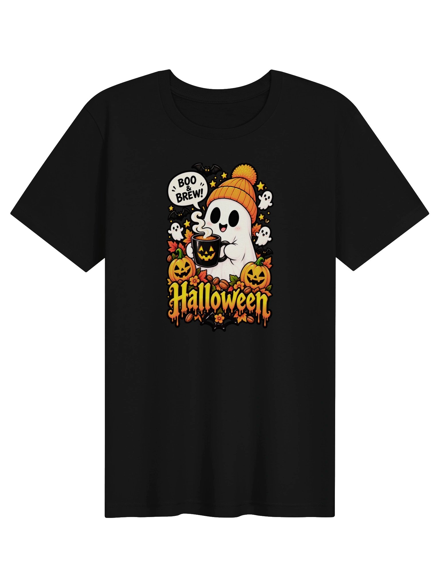 Halloween Boo & Brew – Cute Ghost Coffee product image (6)