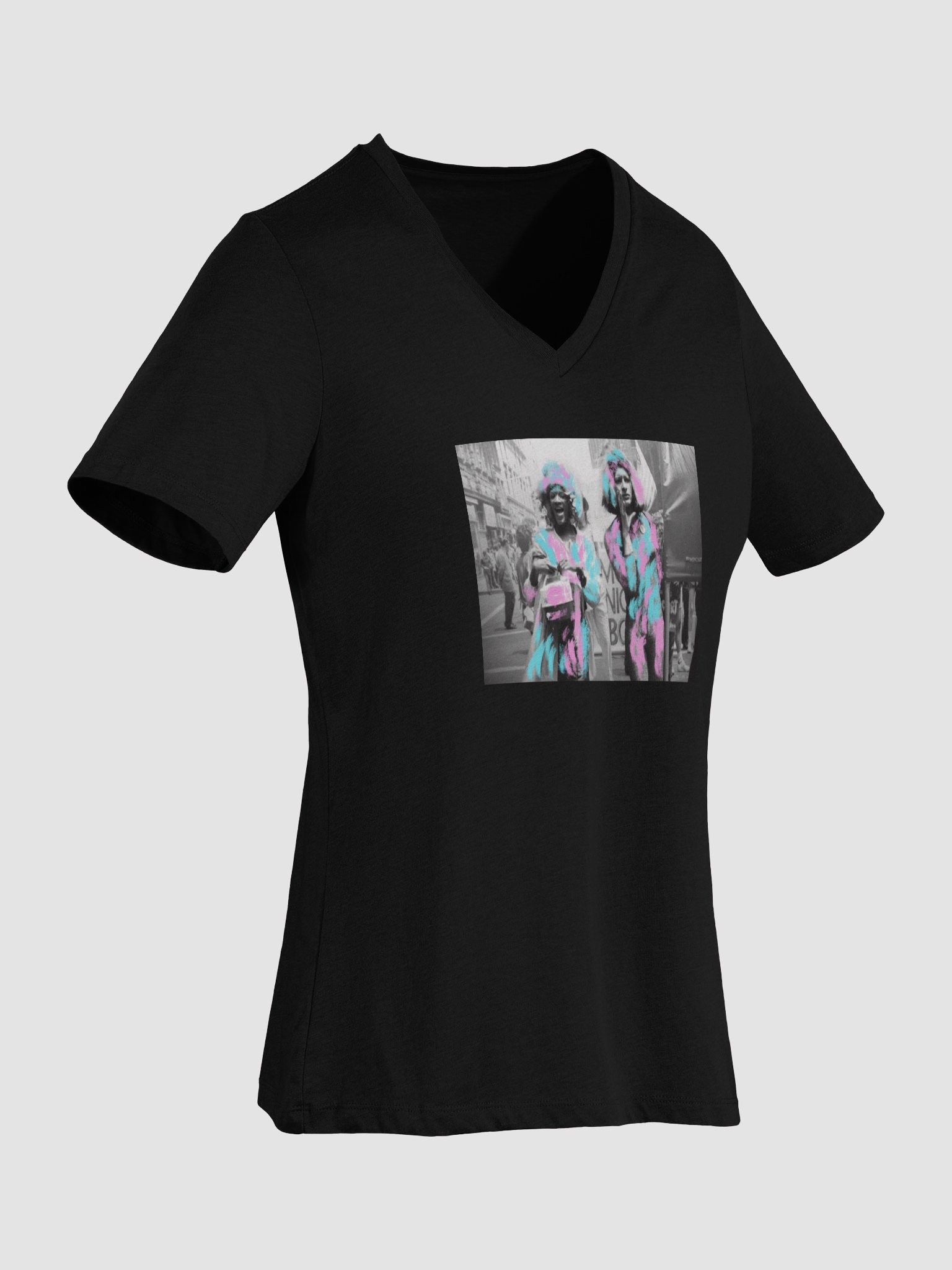 Marsha & Sylvia Relaxed V-Neck Tee product image (41)