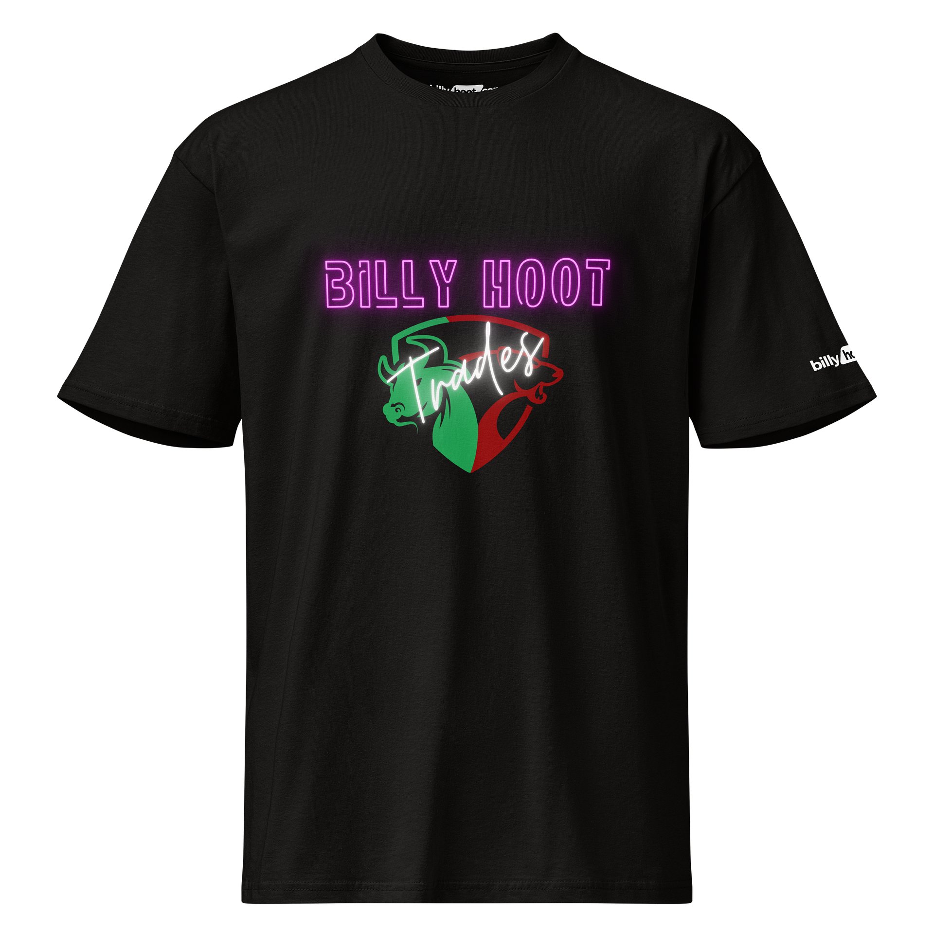 Neon Billy Trades Bull vs Bear Men's Graphic Tee product image (1)