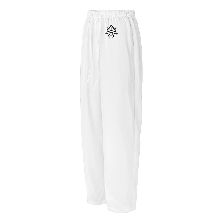 Arcadia PJ Pants [White; Black Logo] product image (1)