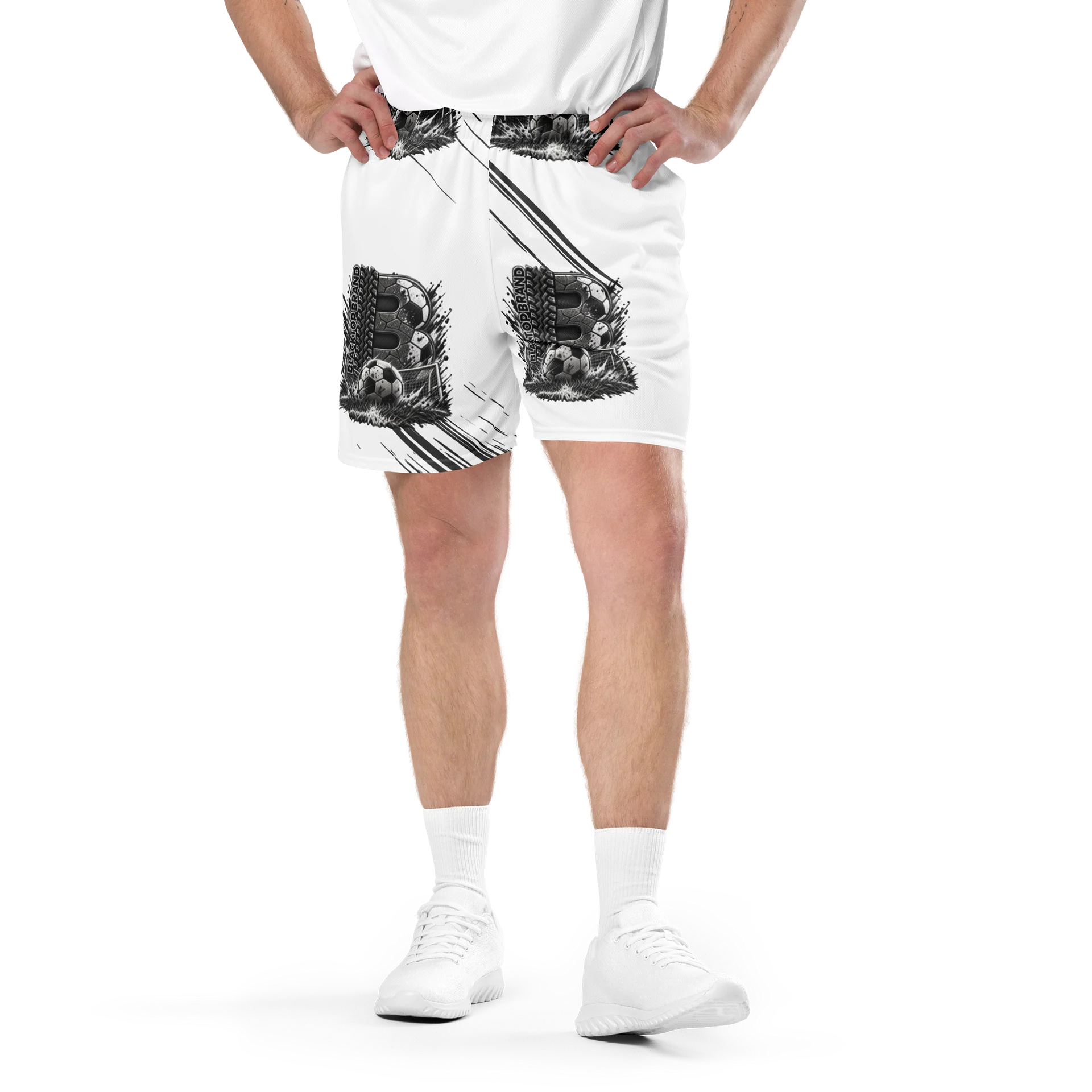 Blacktop Brand: Soccer Splash Mesh Short product image (1)