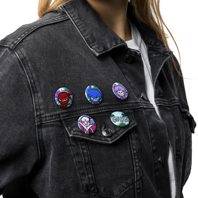 Take Out The Trash Pin Buttons Set product image (4)