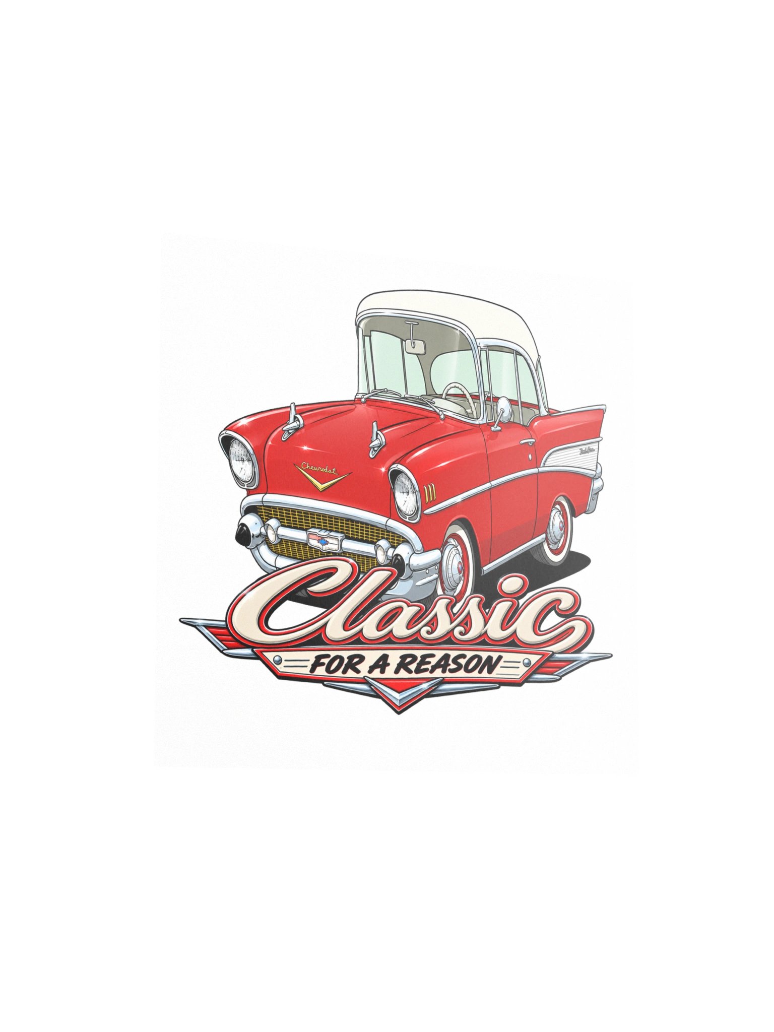 1957 Chevy Bel Air – Classic for a Reason Square Print product image (9)