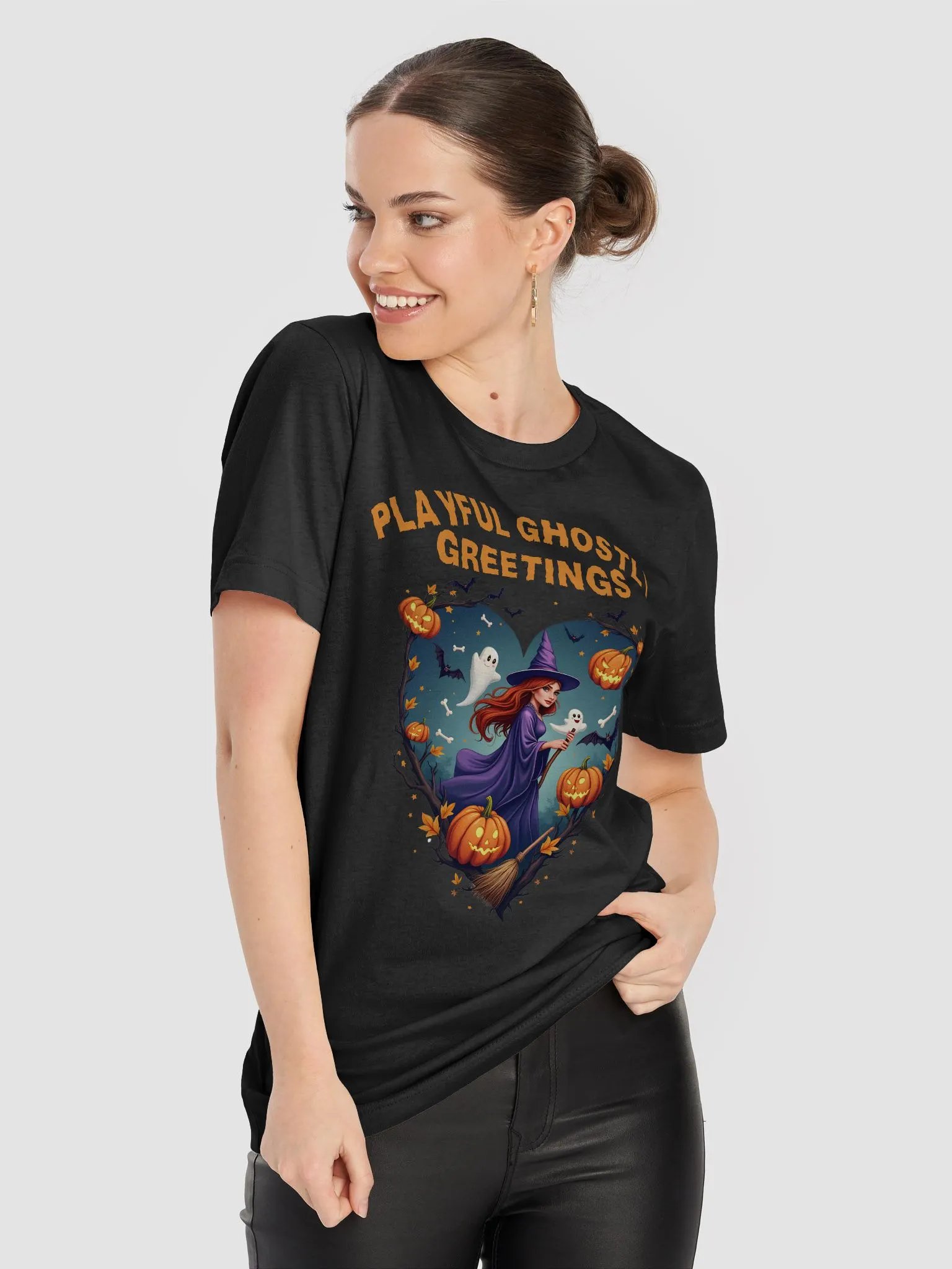 Playful Ghostly Greeting Tee product image (64)