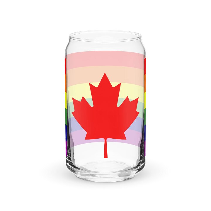 CanQueer Pride Popcan Glass product image (1)