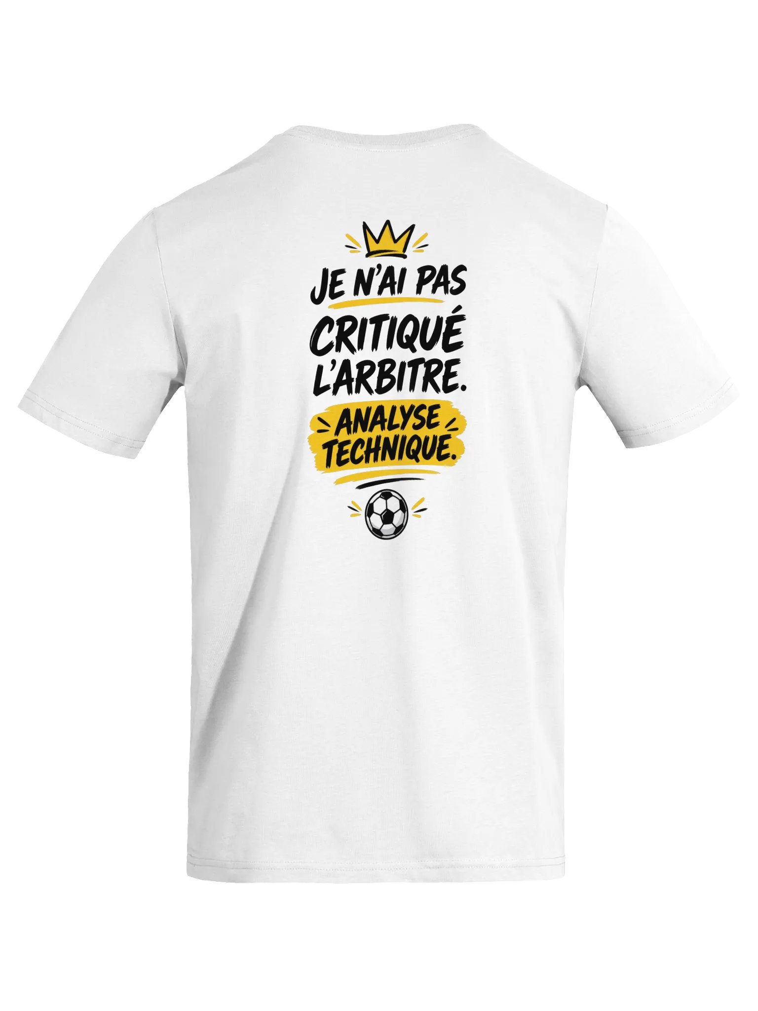 Je n’ai pas critiqué l’arbitre — Analyse technique product image (2)