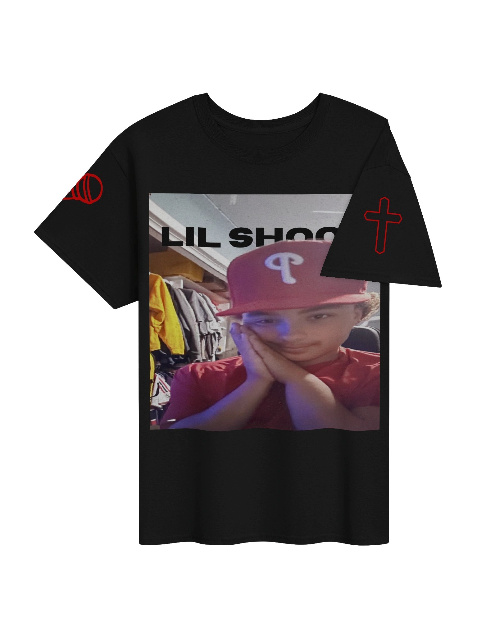 LIL SHOOE Red Cap Graphic Tee product image (4)
