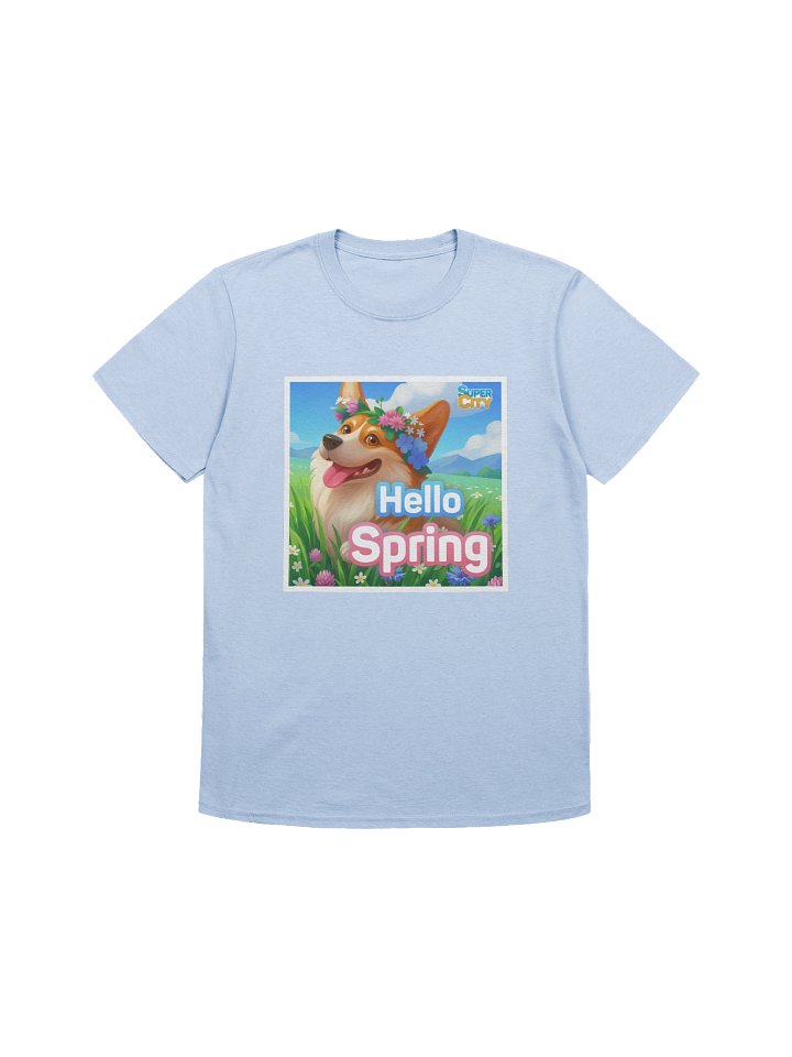 Hello Spring Corgi T-Shirt product image (1)