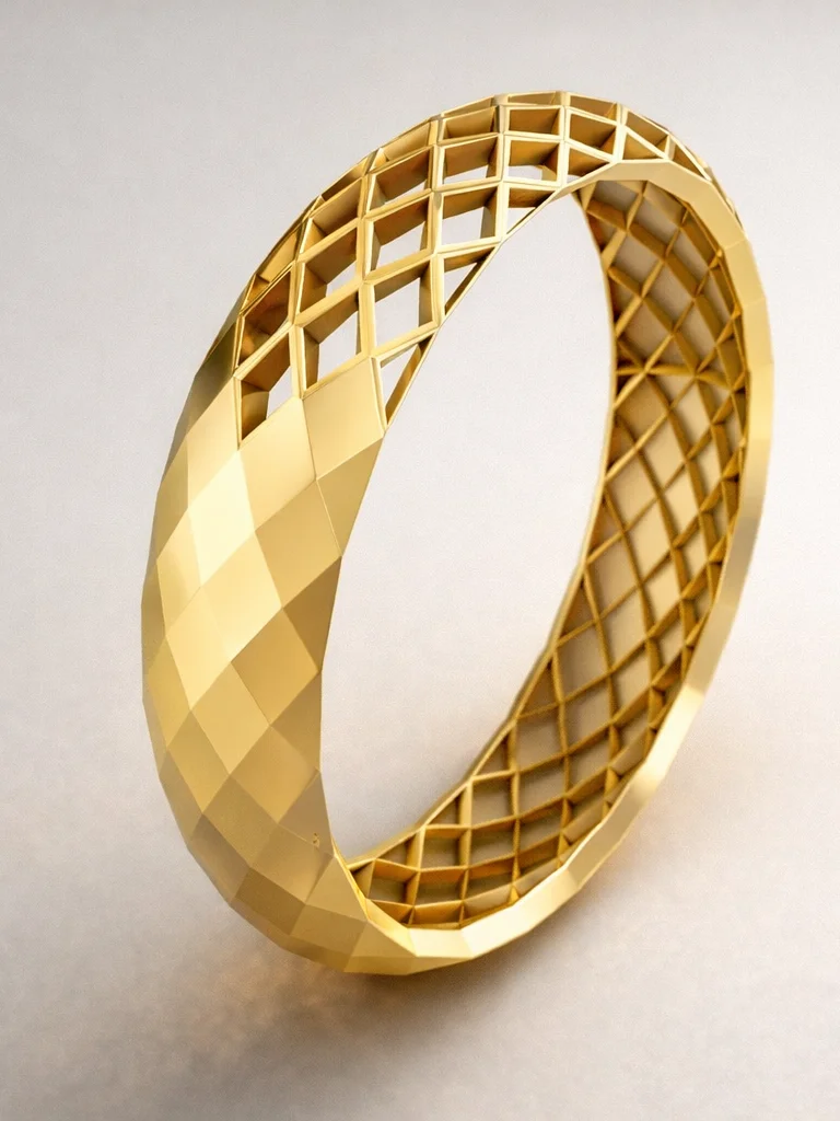 Parametric Ring Design Grasshopper Rhino Files | Jewelry product image (1)