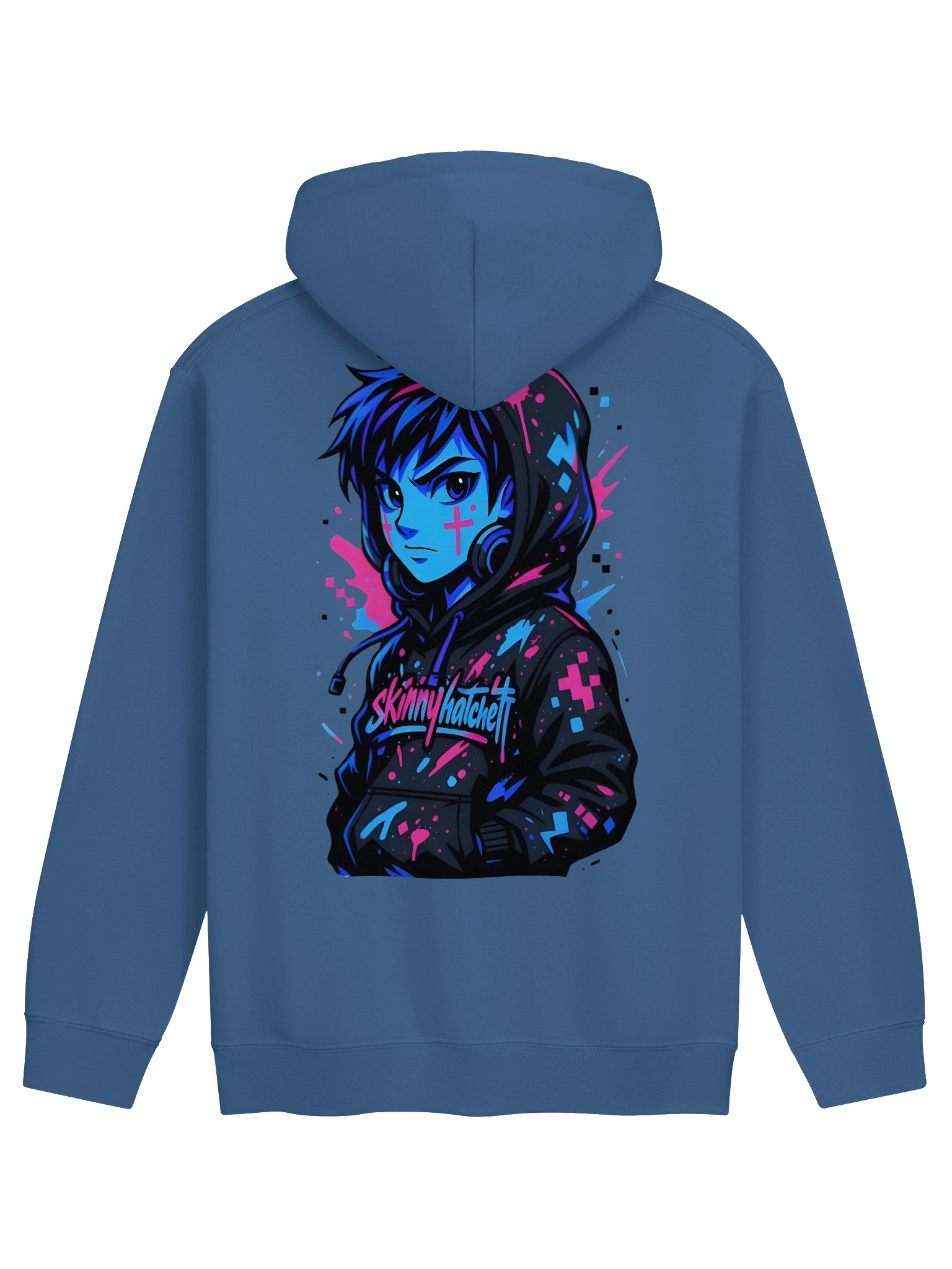 Cyber-Graffiti Graphic Hoodie product image (1)