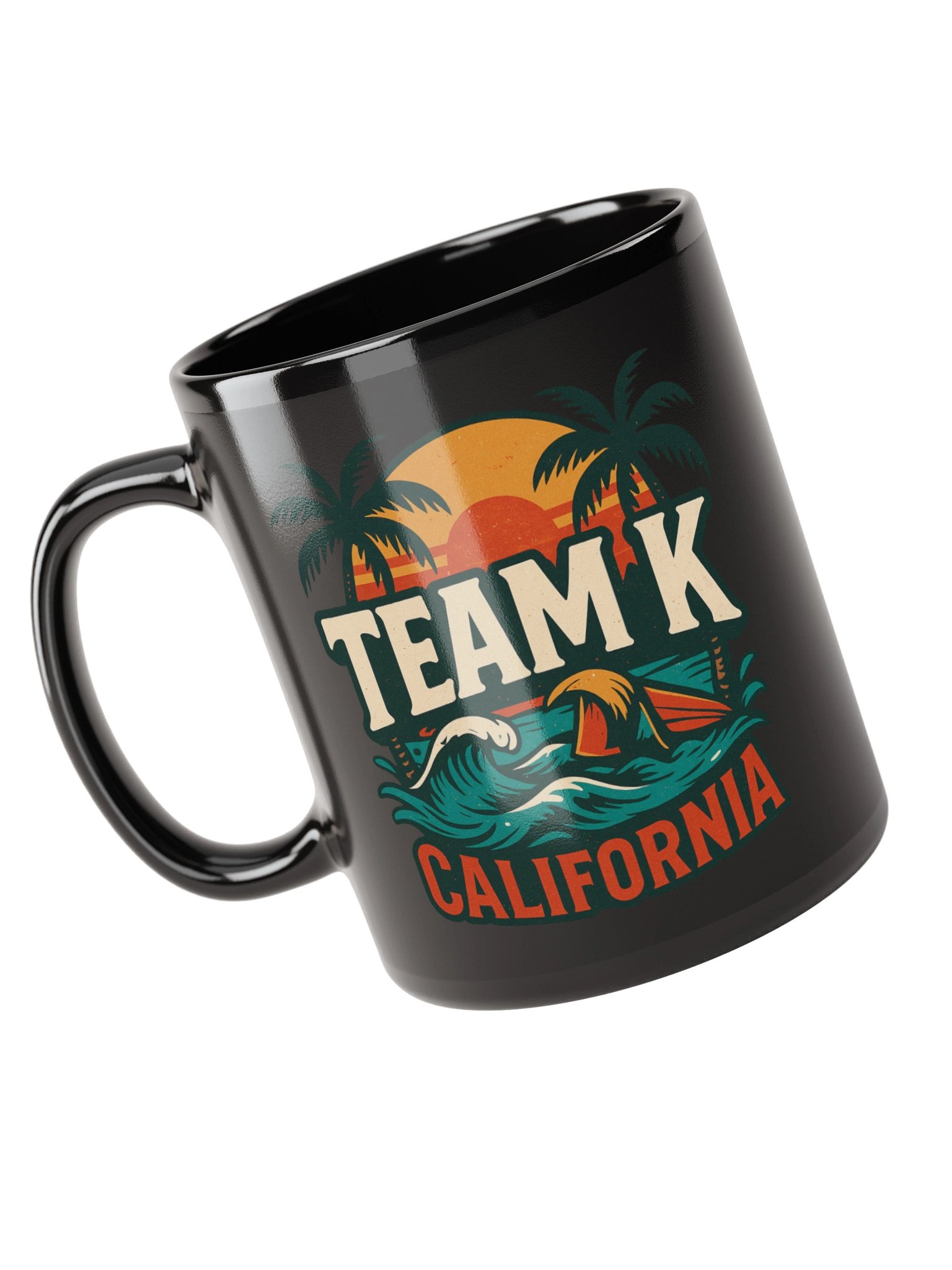 TEAM K CALIFORNIA Black Mug product image (5)