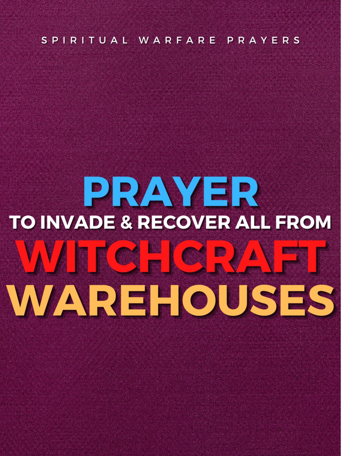 Prayer To Recover All From Witchcraft Warehouses product image (1)