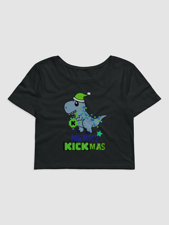 Merry Kickmas Women's Cropped Tee product image (1)