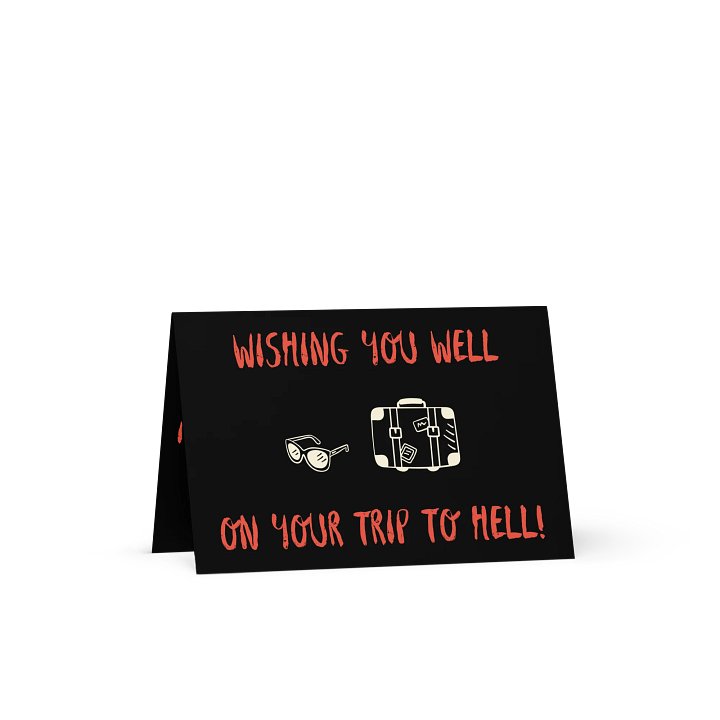 Hellish Trip Greeting Card product image (1)