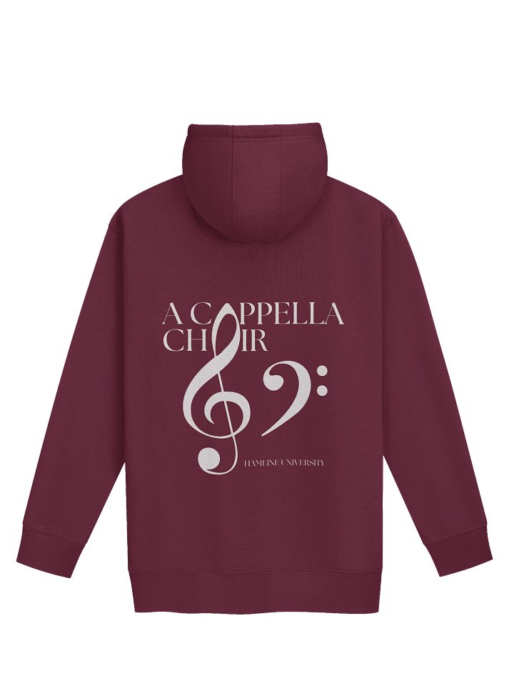 HU Red Treble & Bass Clef Hoodie product image (4)