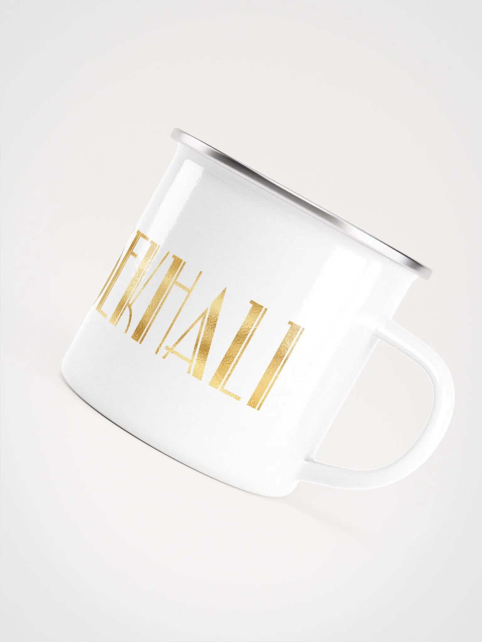 Sekhali Logo Gold Foil Enamel Mug product image (5)