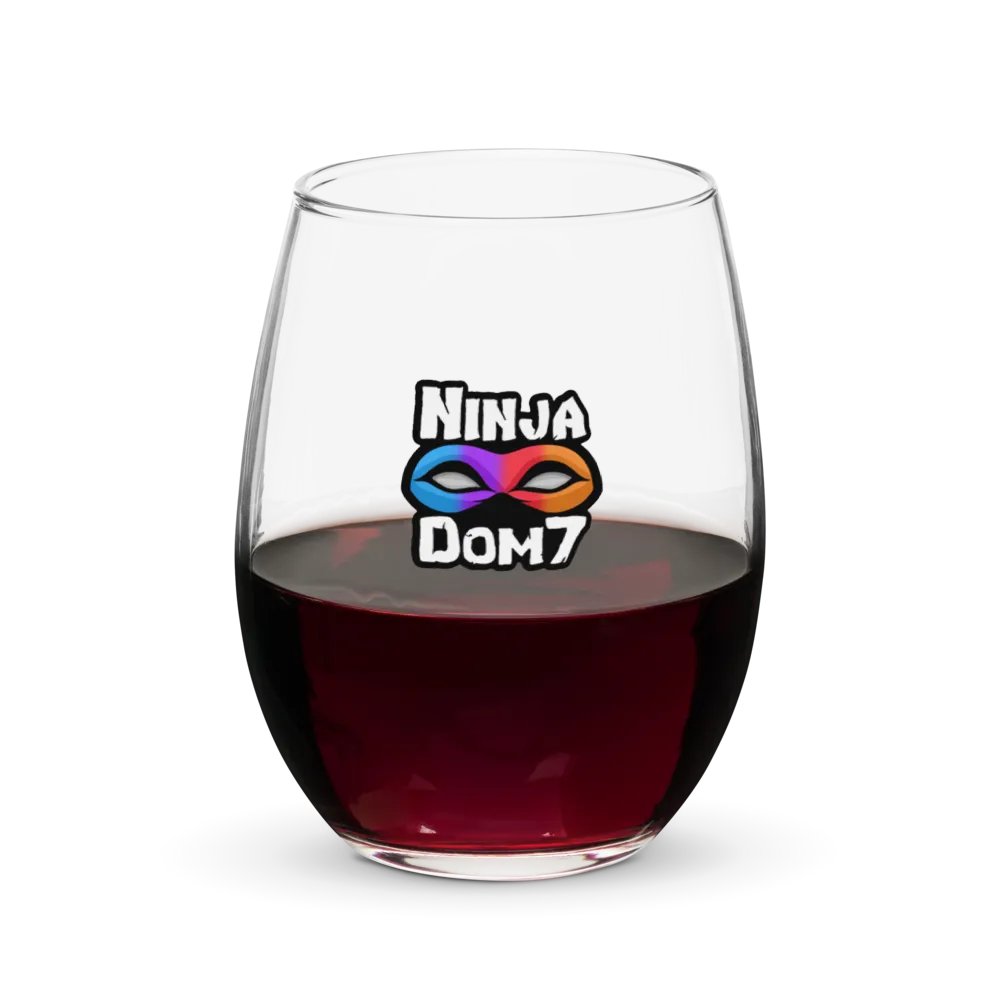 Ninja Logo Stemless Wine Glass product image (1)
