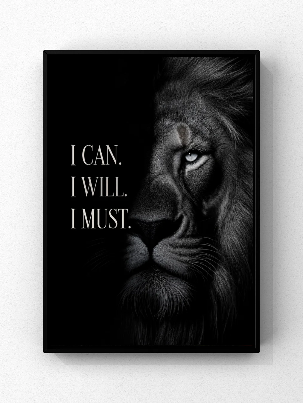 I Can. I Will. I Must. - Dark Edition Printable Wall Art product image (3)