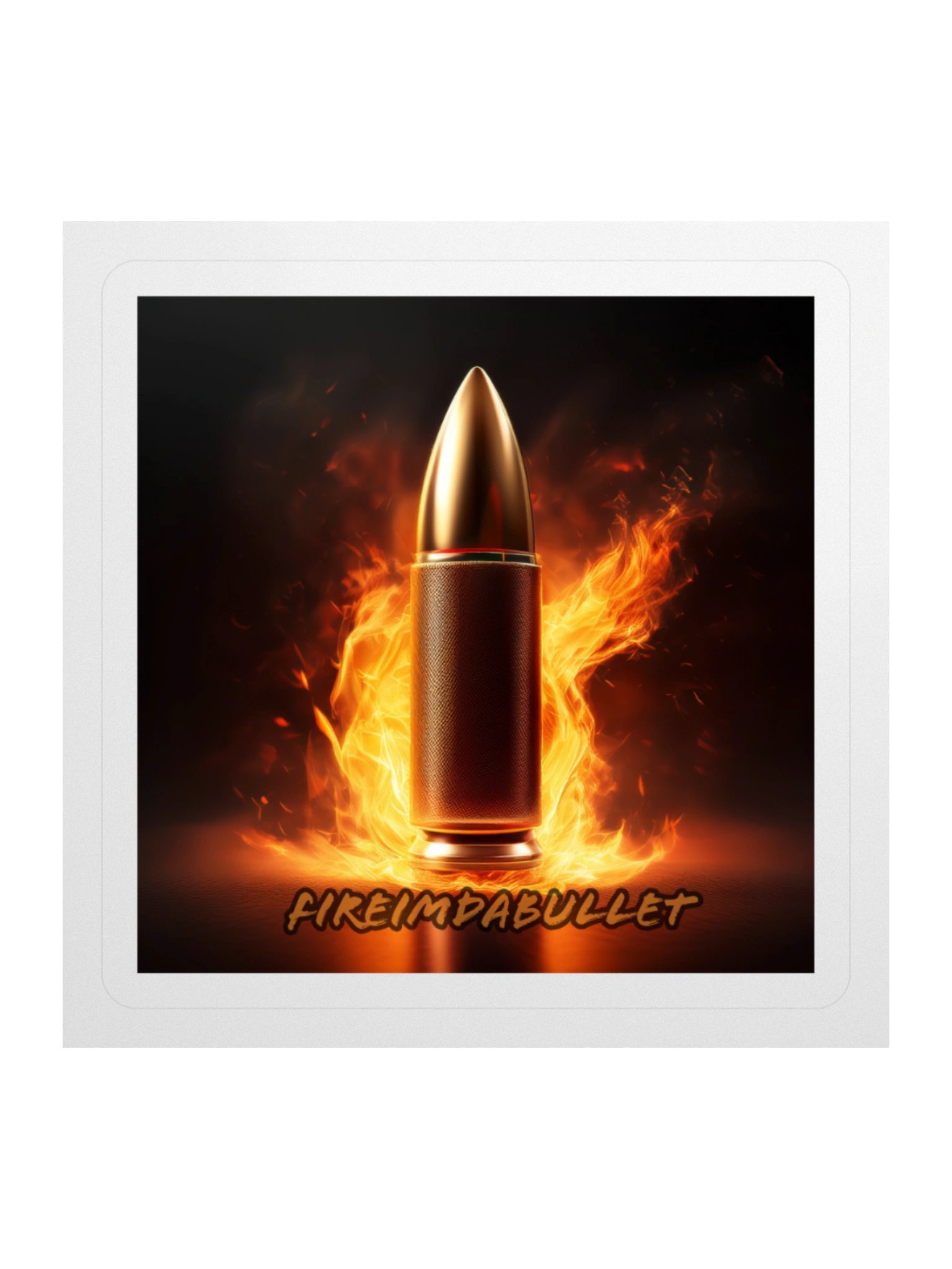 FireImDaBullet Stickers product image (1)