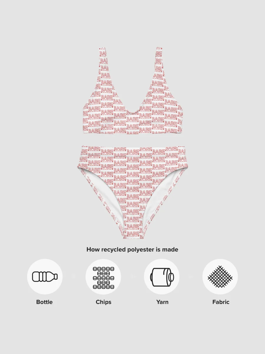 [Avaryana Rose] All-Over Print Recycled High Waisted Bikini Sublicolor 023B product image (4)