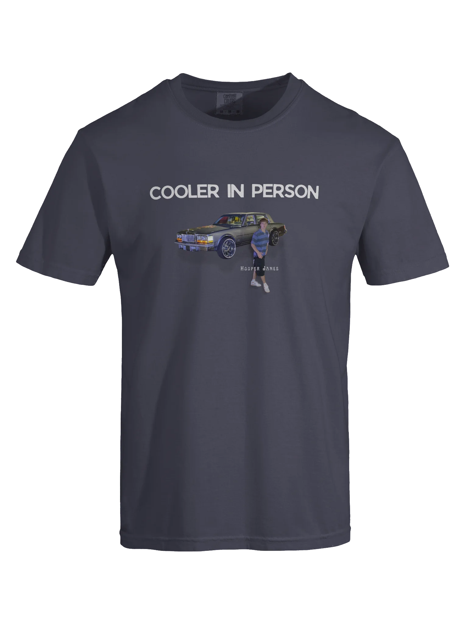 "COOLER IN PERSON" HEAVY WEIGHT T-SHIRTS product image (50)