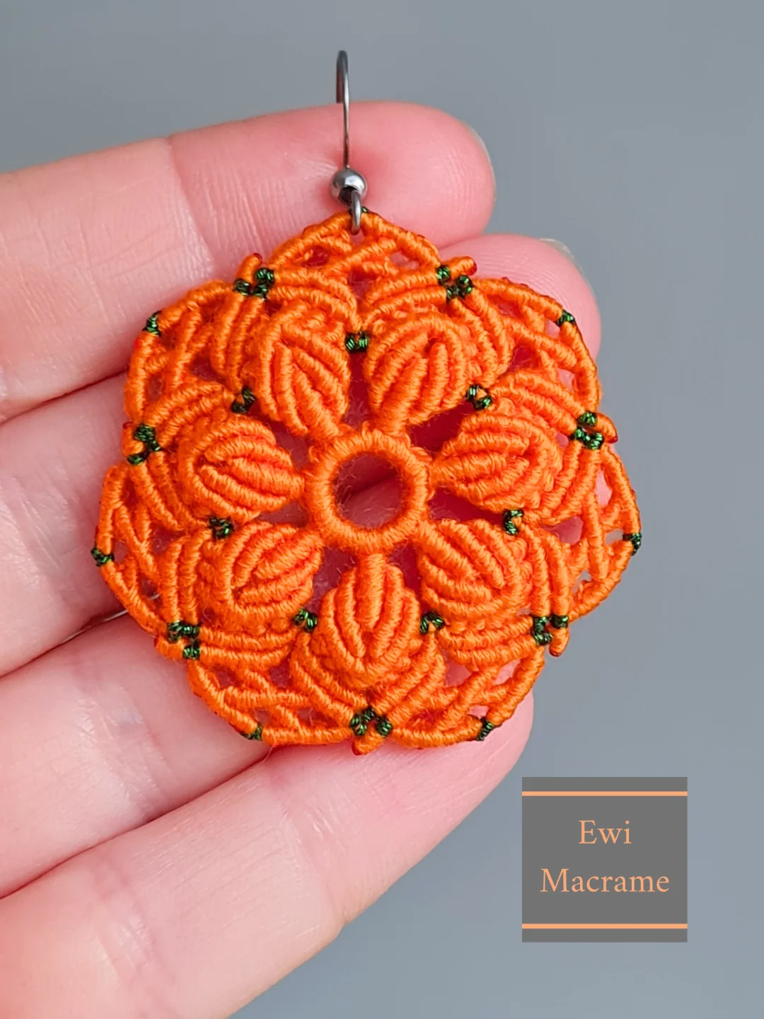Micro Macrame Mandala Flower – Photo Tutorial product image (7)