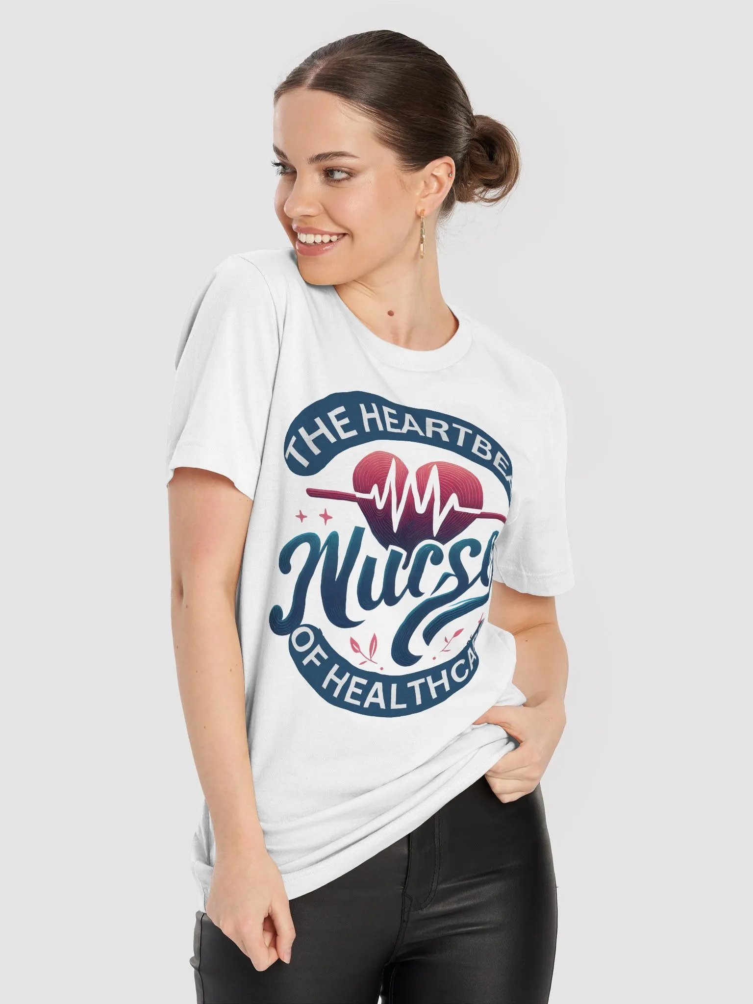 Heartbeats: Heartbeat of Healthcare Nurses T-Shirt product image (87)