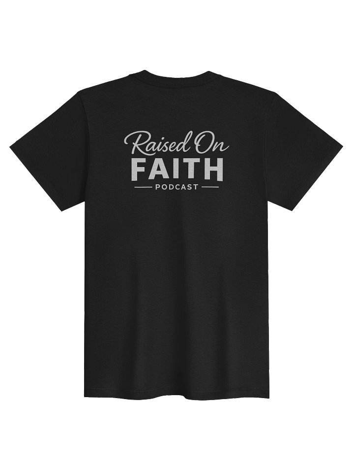 Raised on Faith Women's Tee - Black/White product image (2)