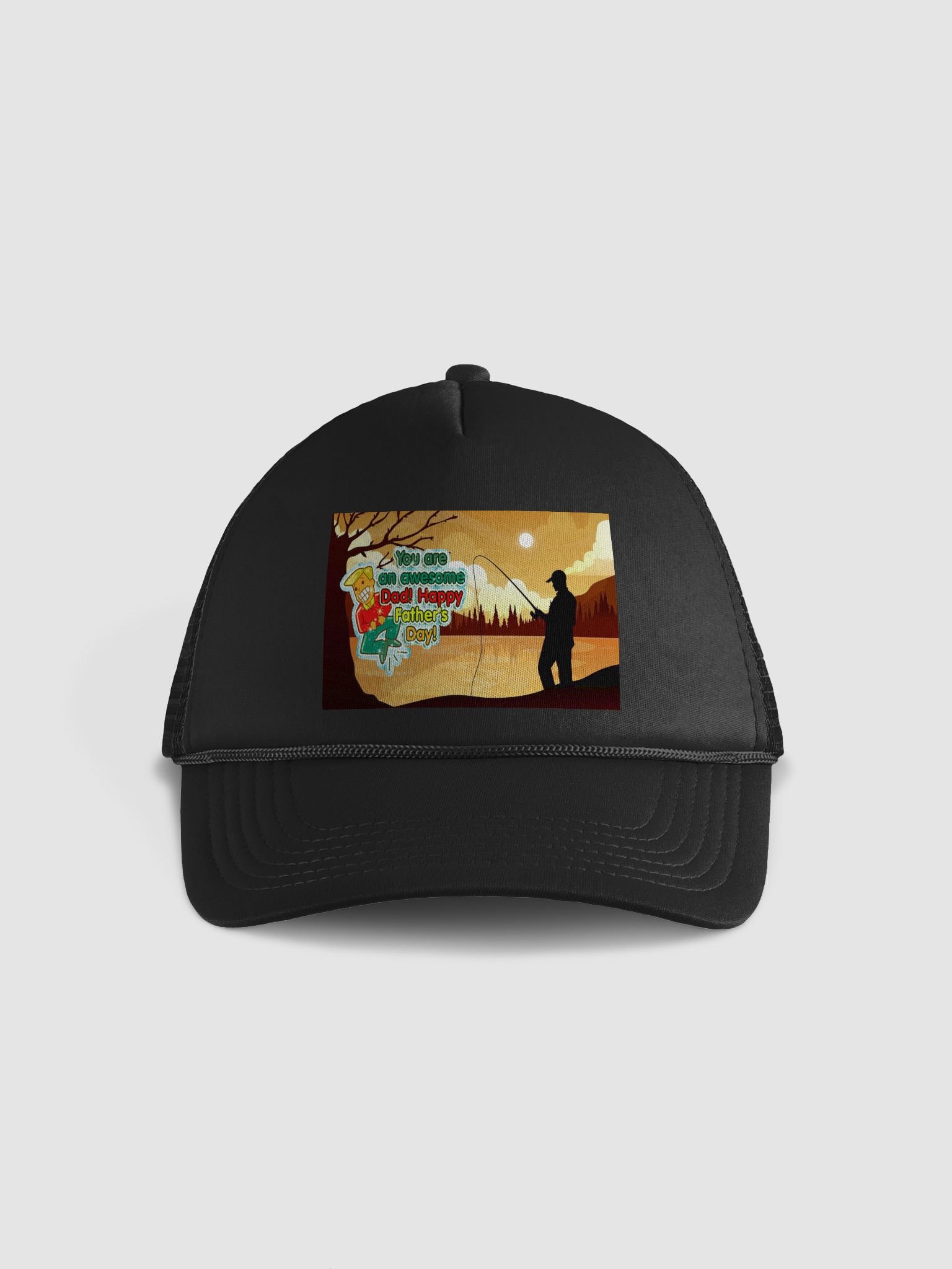 Elegant Script Father's Day Trucker Hat product image (1)