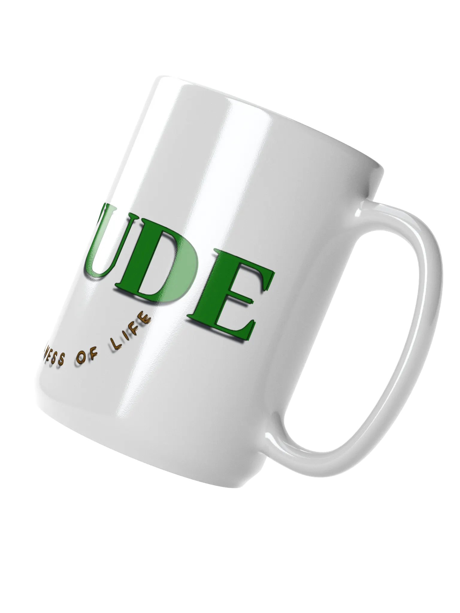 Gratitude Loop White Glossy Mug product image (2)
