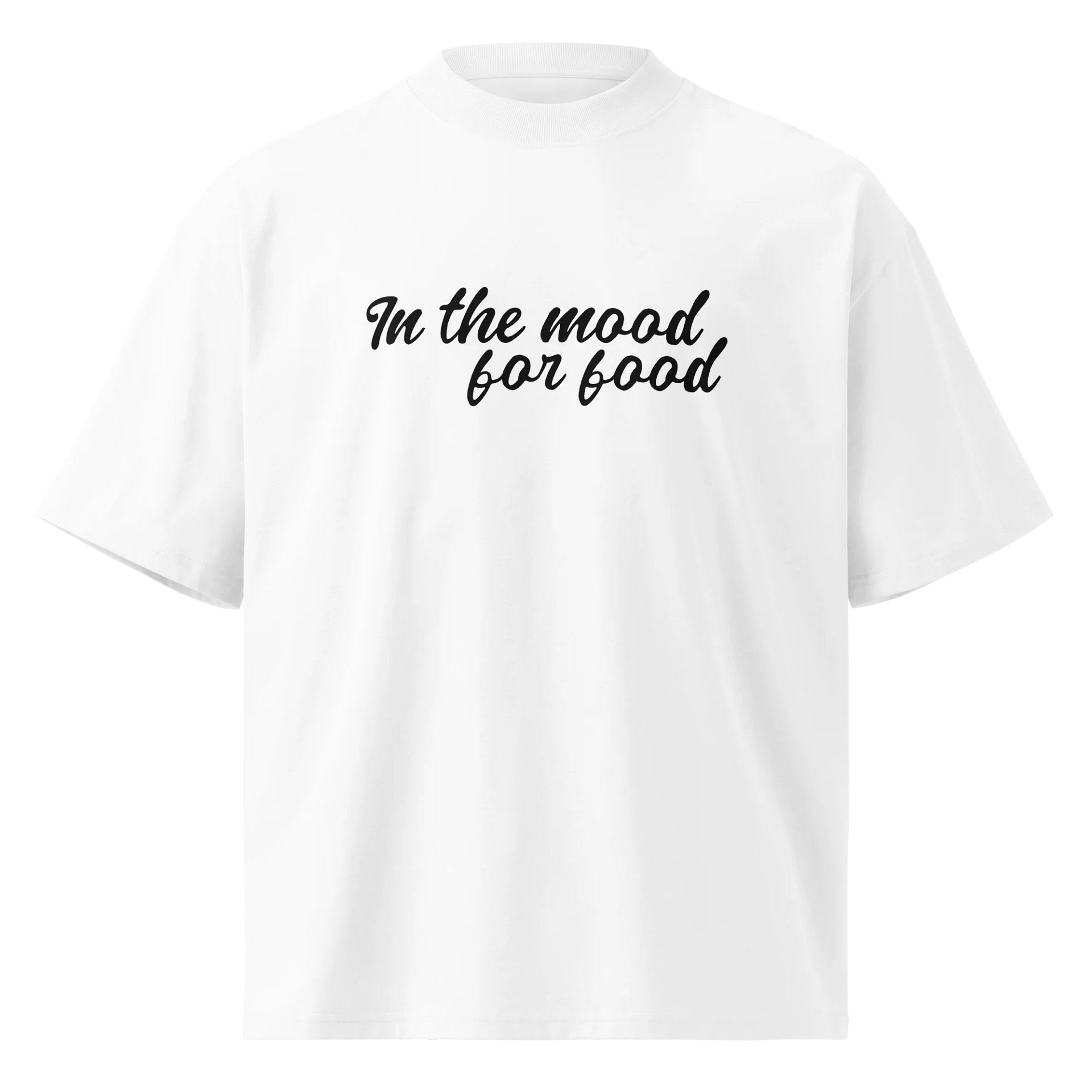 In The Mood For Food | Organic Oversized Tee – Black Pepper product image (1)