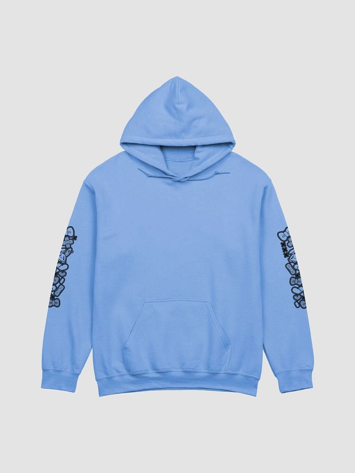 hoodie but with black print product image (1)