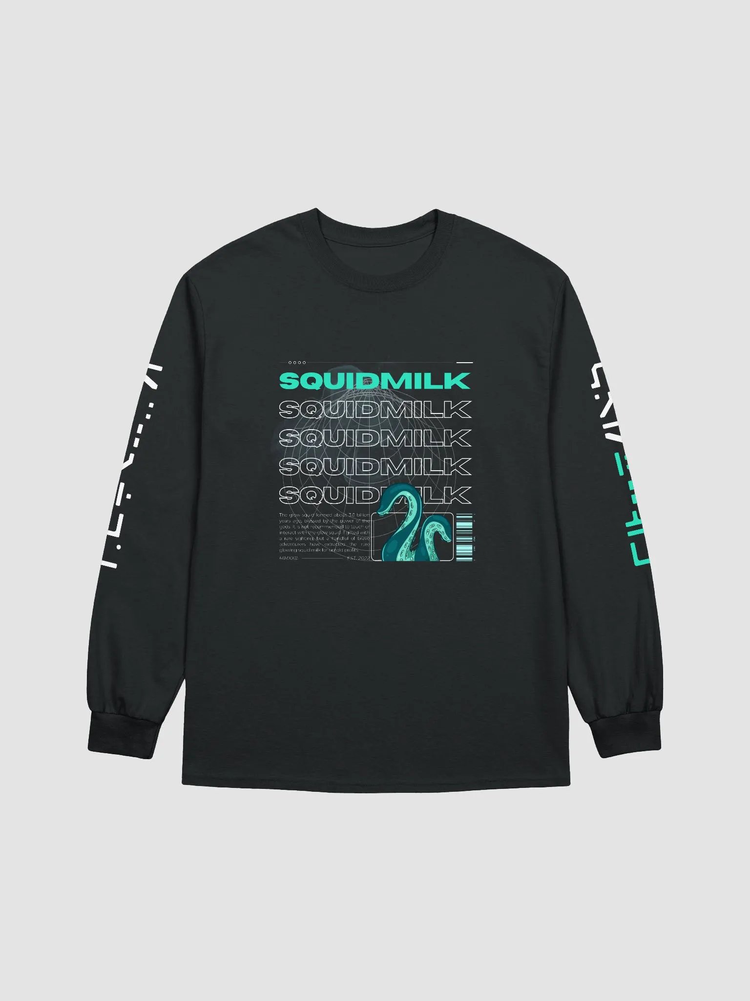 squid vaporwave long sleeve product image (2)