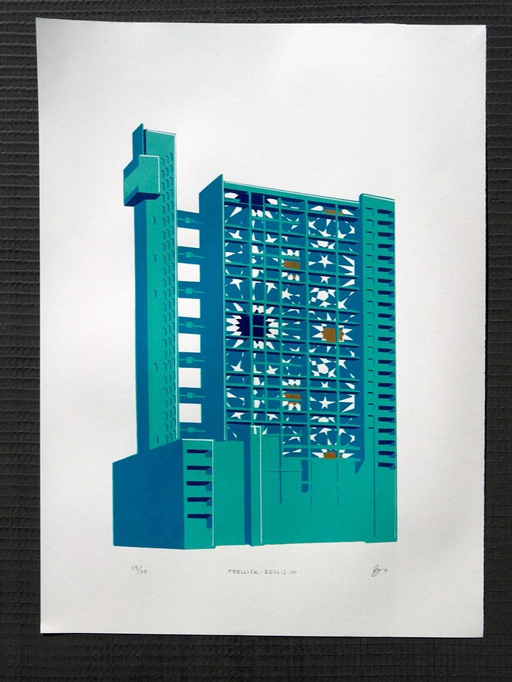 Trellick Art | Screenprints | Zellij product image (1)