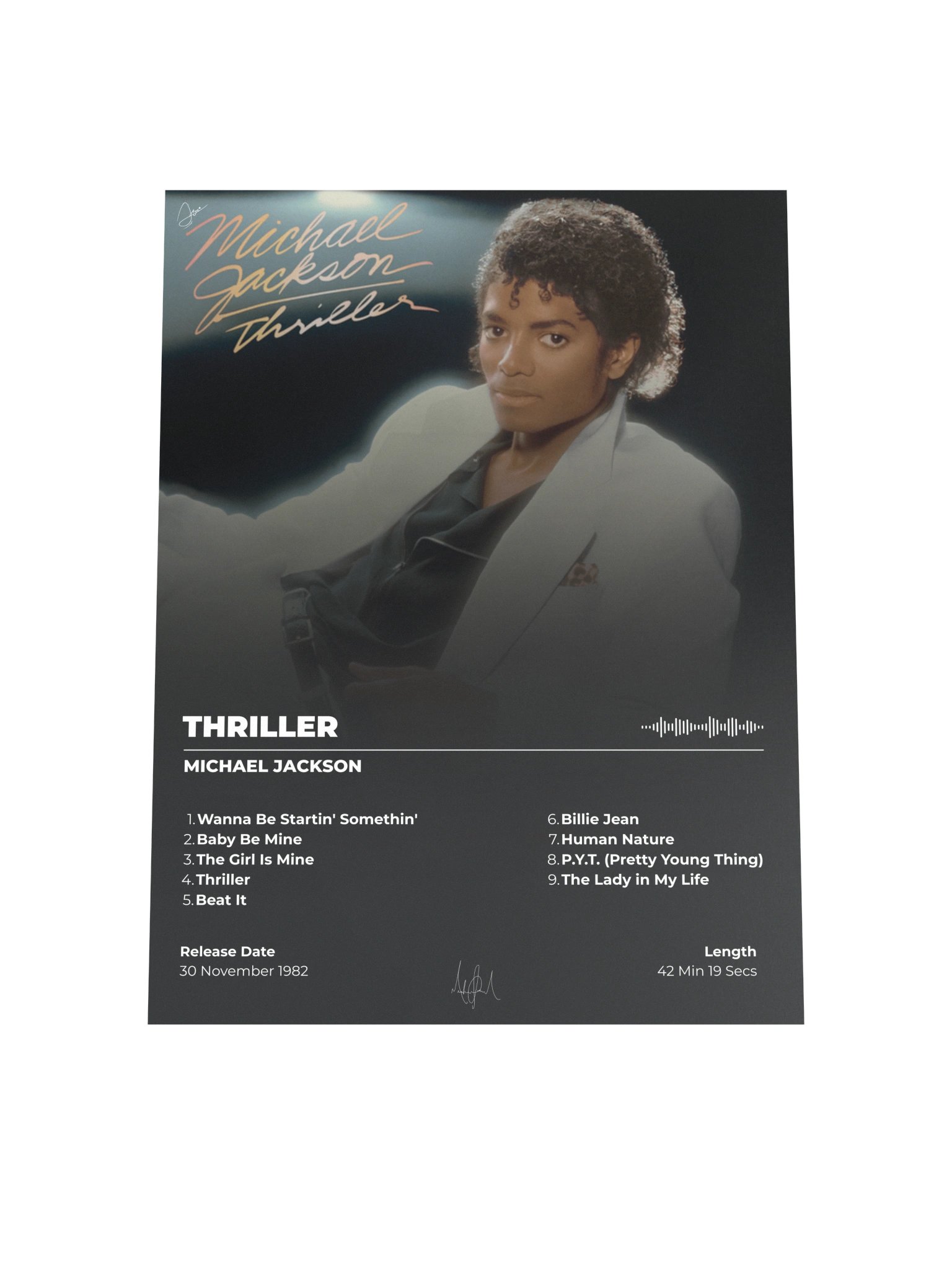 Michael Jackson Thriller Album Poster product image (8)