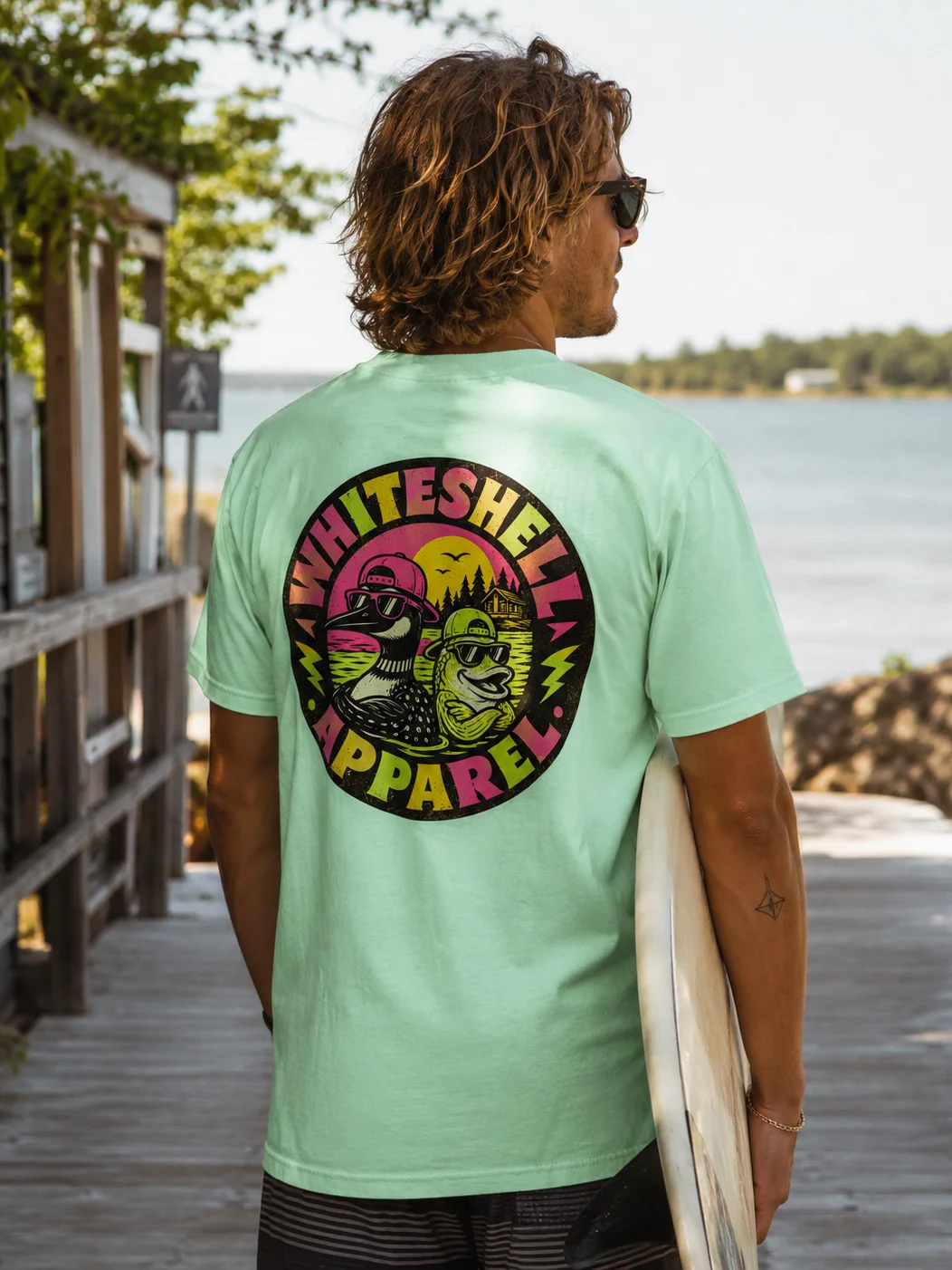 Whiteshell Apparel Neon Loon Tee product image (1)