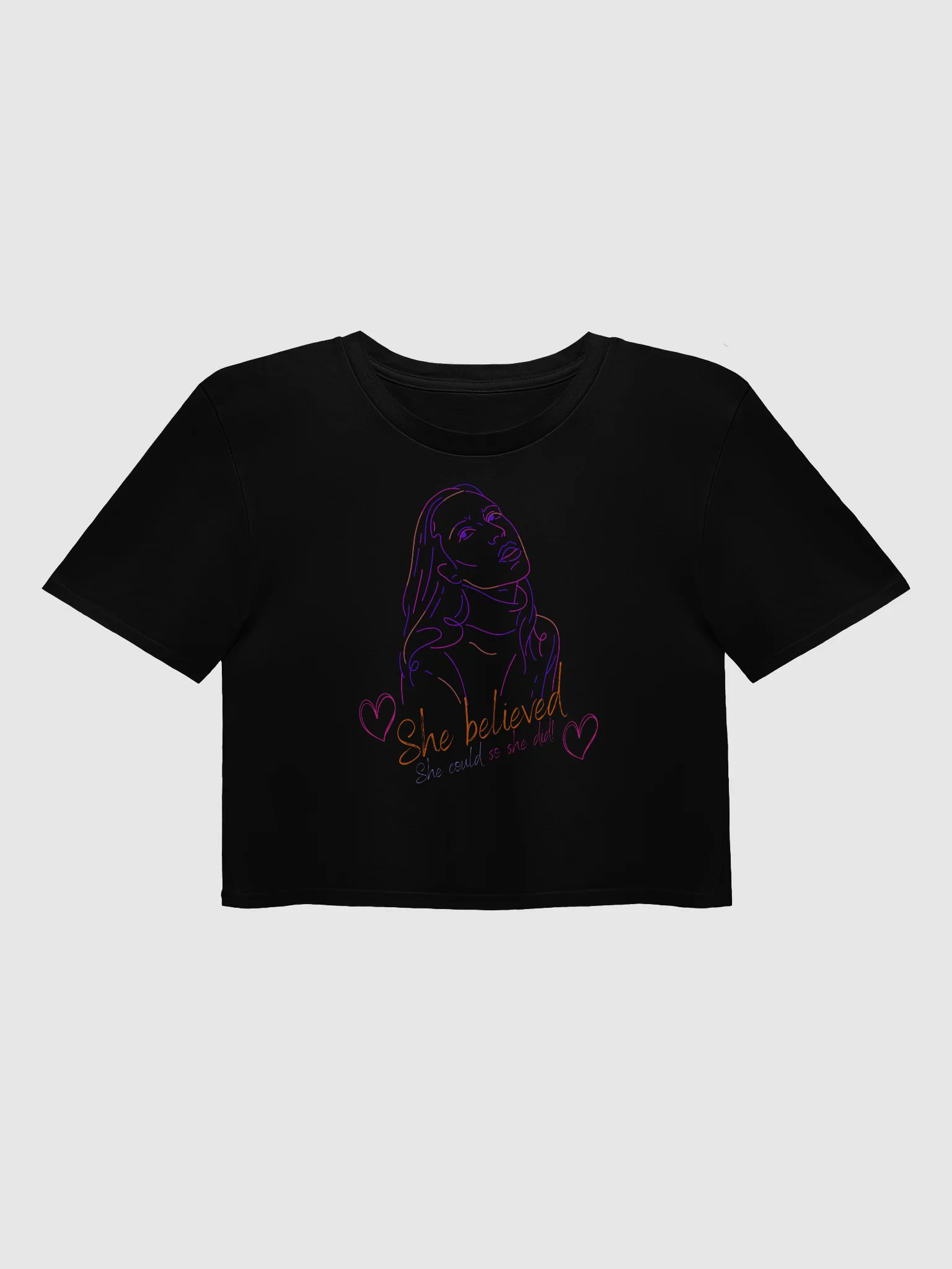 Believe & Achieve Women's Crop Top product image (1)