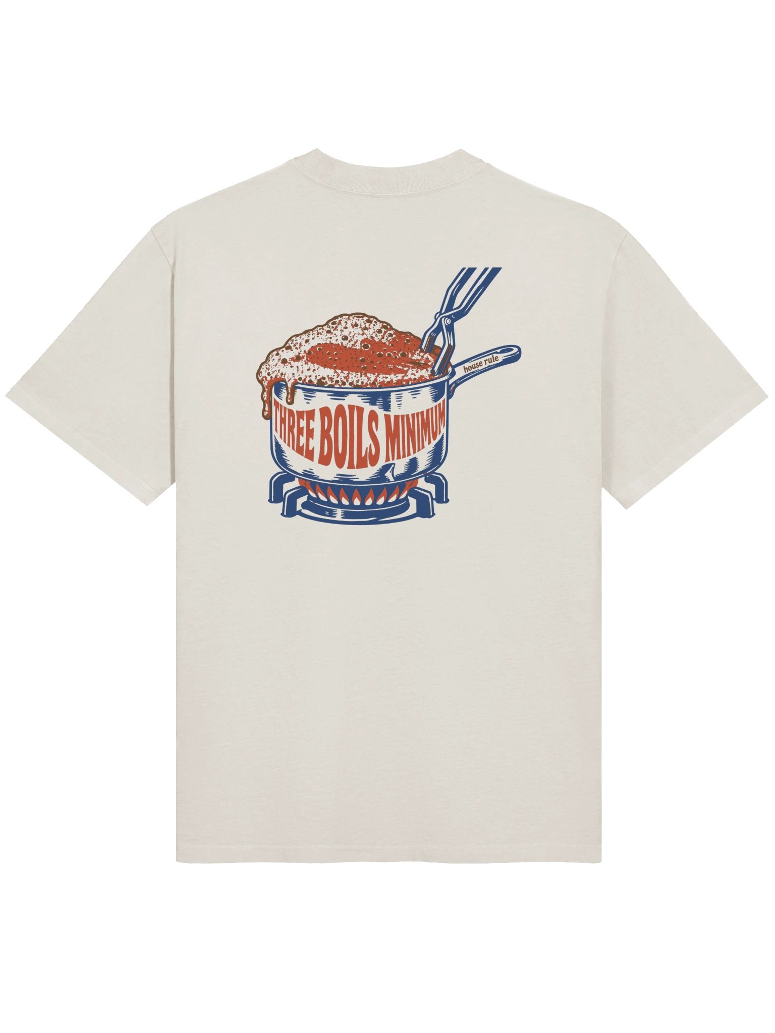 Three Boils Minimum (Oversized Faded Tee, Back Print) product image (2)