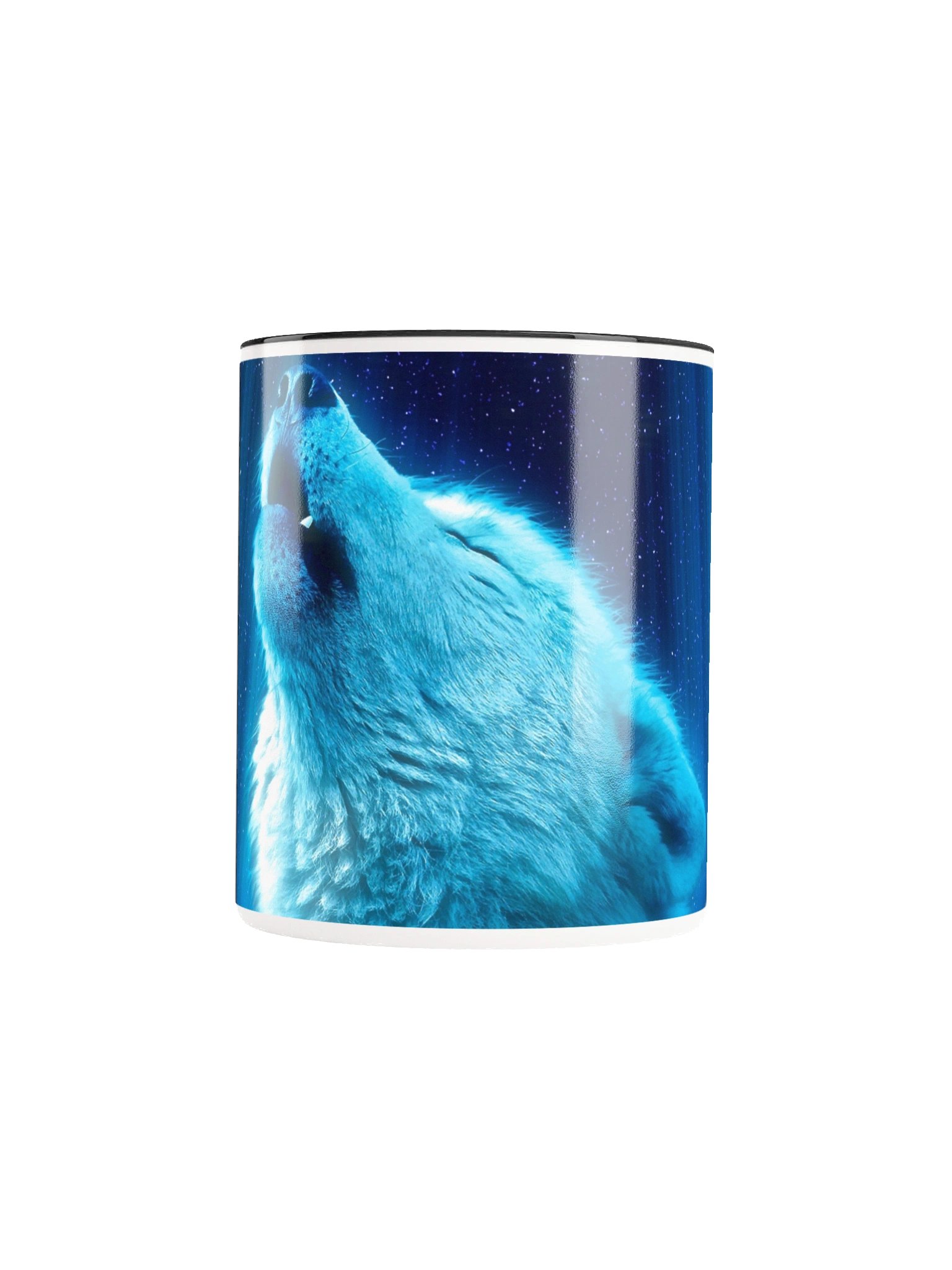 Starry Night Wolf Ceramic Mug product image (25)