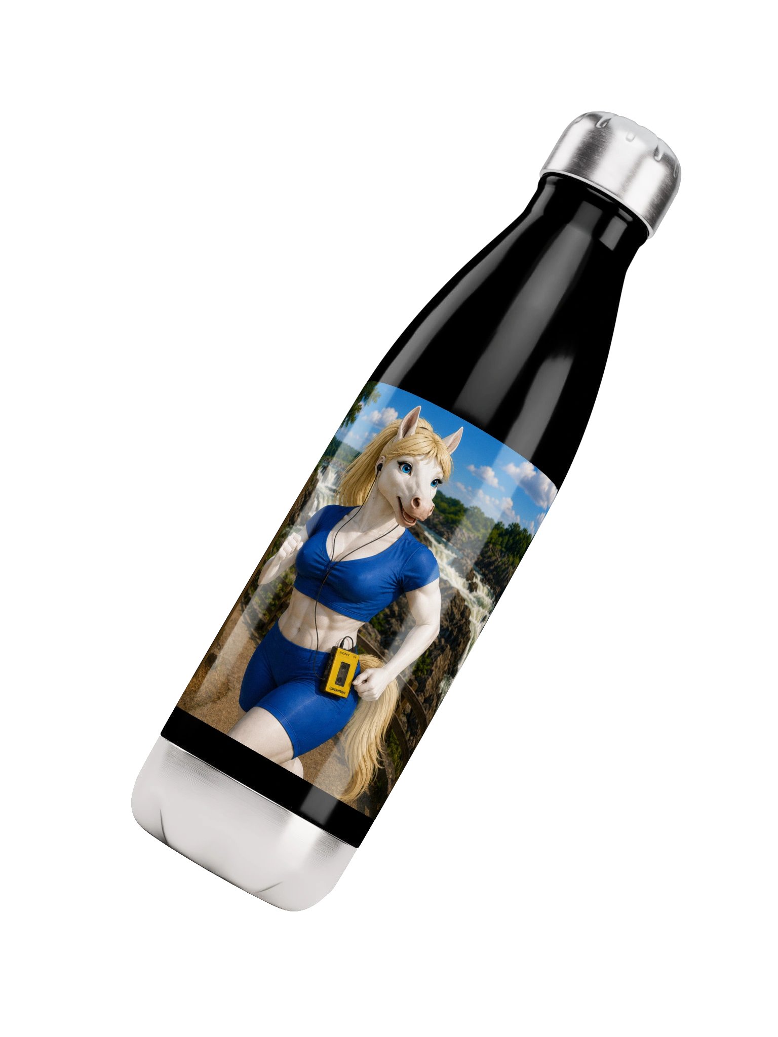 Mystery Mare Jogging Water Bottle. product image (4)