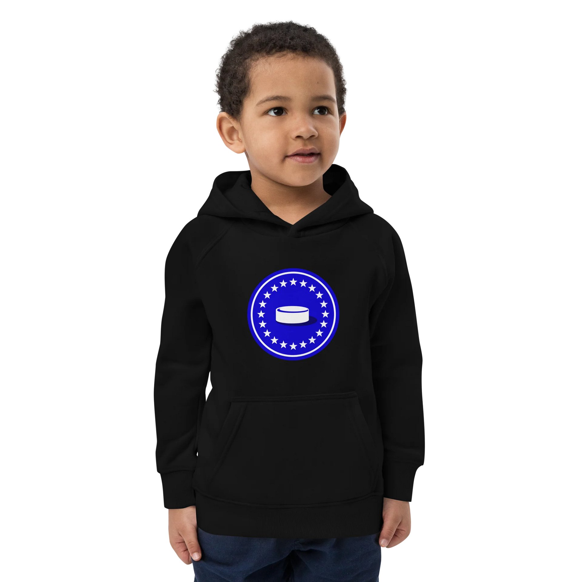 Puck Badge Kids Eco Hoodie product image (1)