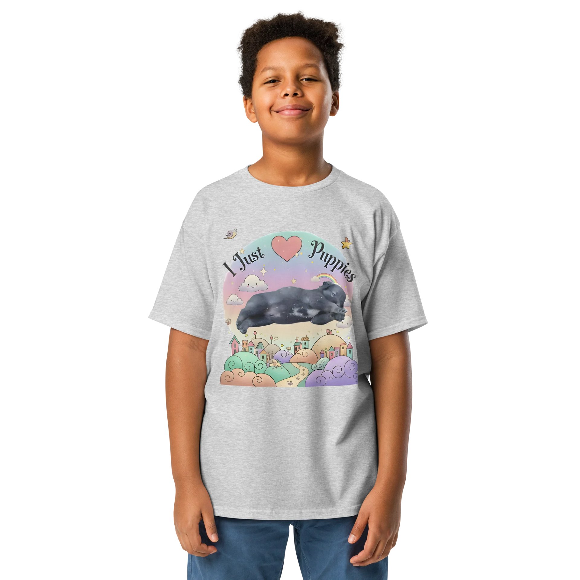 I Just Love Puppies T-Shirt for Kids | Unique Design product image (1)