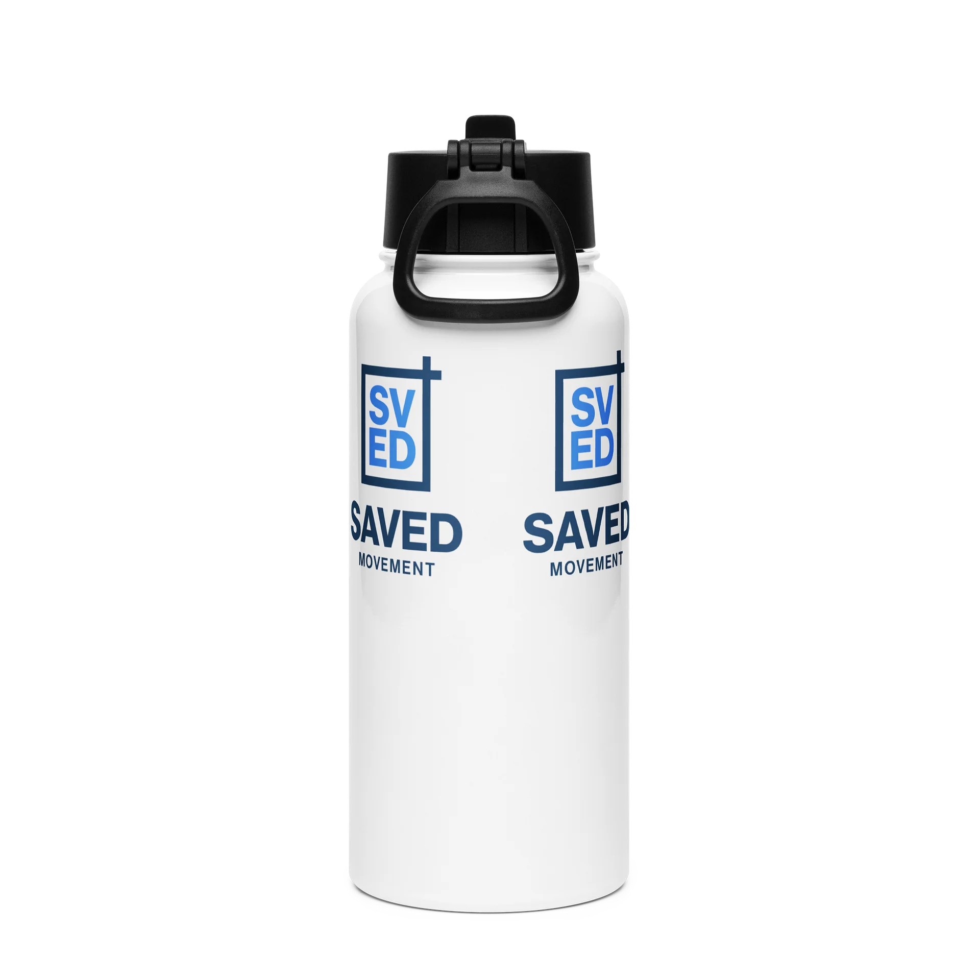 SAVED Movement Logo Pattern Water Bottle product image (2)