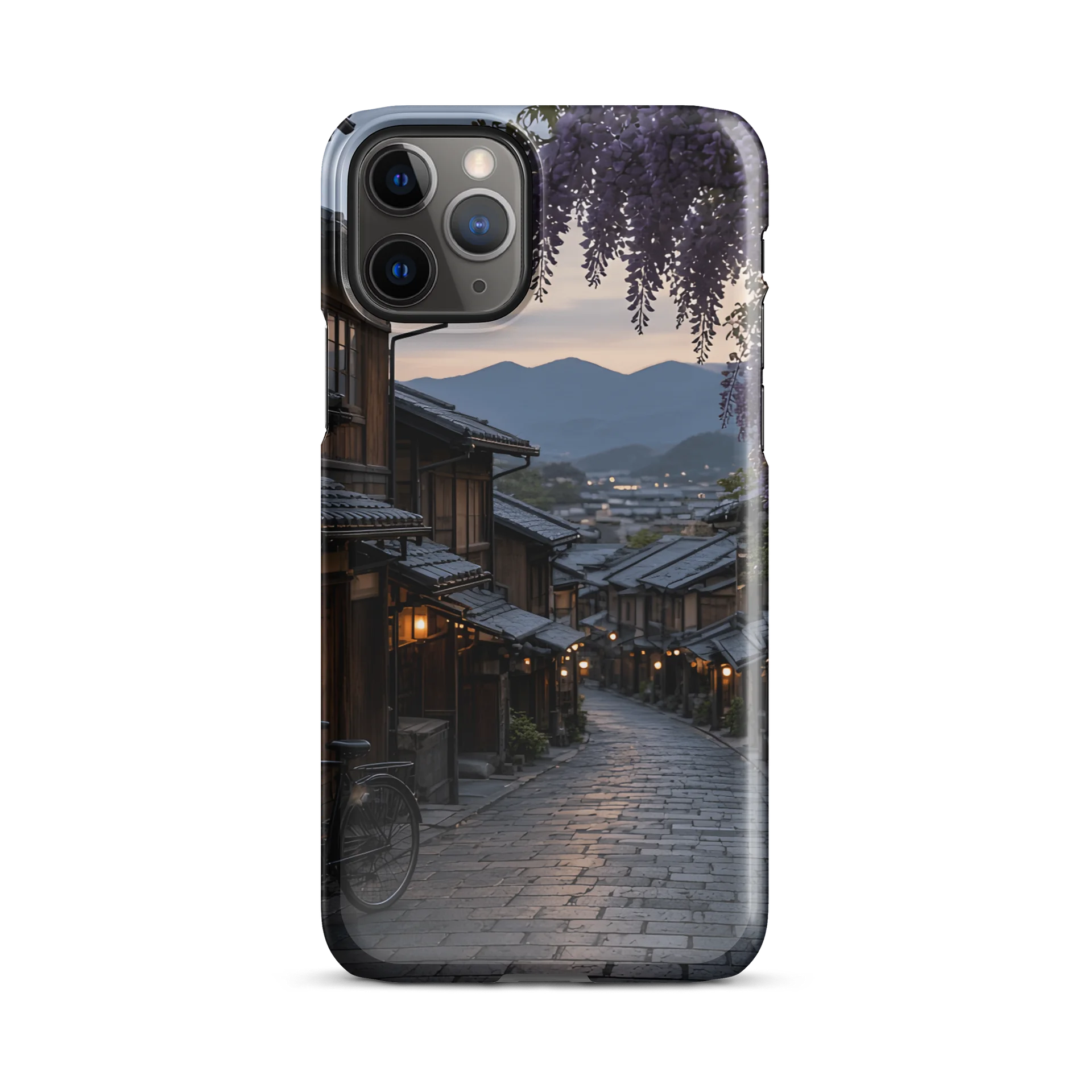 Traditional Japanese Street Wisteria Evening iPhone Snap Case product image (29)