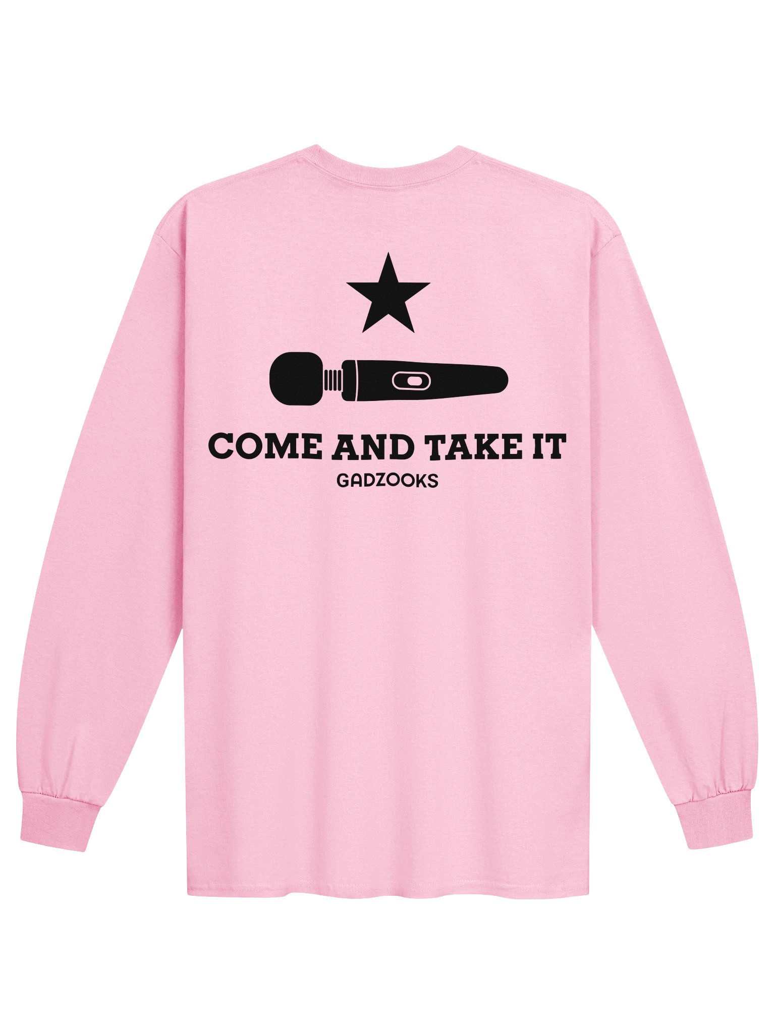Come and Take It Long Sleeve Tee in Pink product image (1)