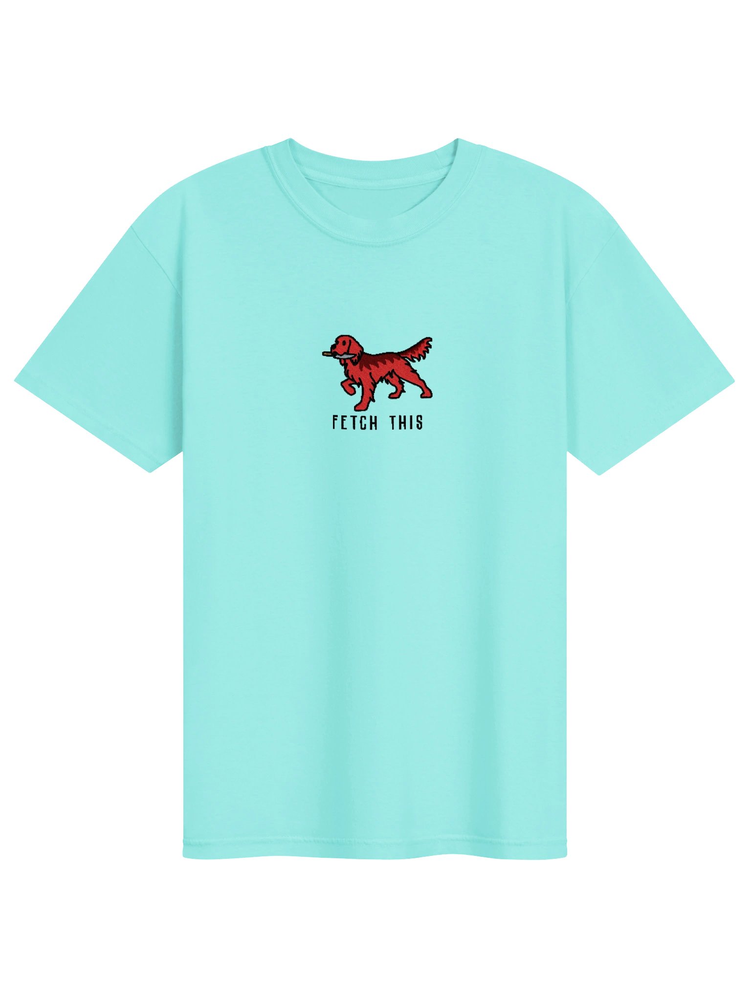 Fetch This Funny Chibi-Style Embroidered T-Shirt for Irish Setter Owners product image (91)