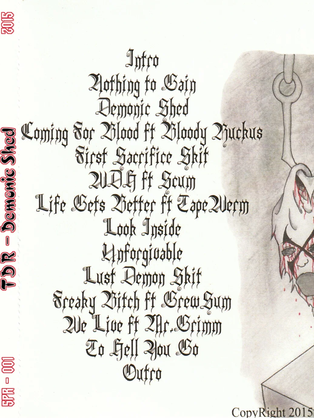 Zagan TDK-TDR- Demonic Shed Cd - Re-Release product image (2)
