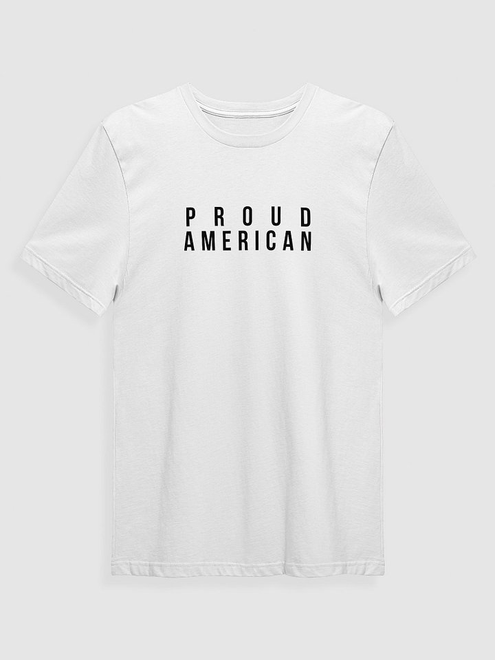 PROUD AMERICAN T-SHIRT - Black Text product image (9)