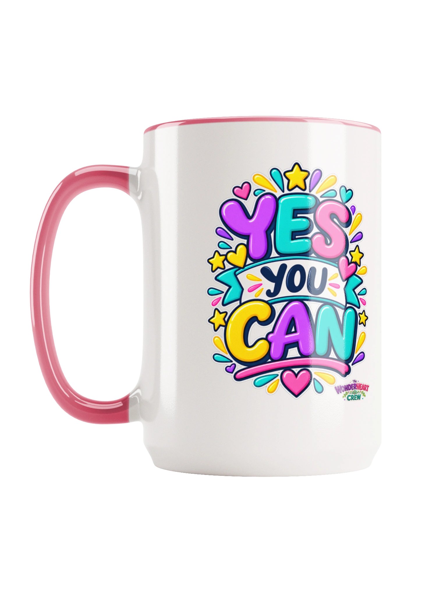 15 oz. Inspirational Mug - Yes You Can. product image (2)
