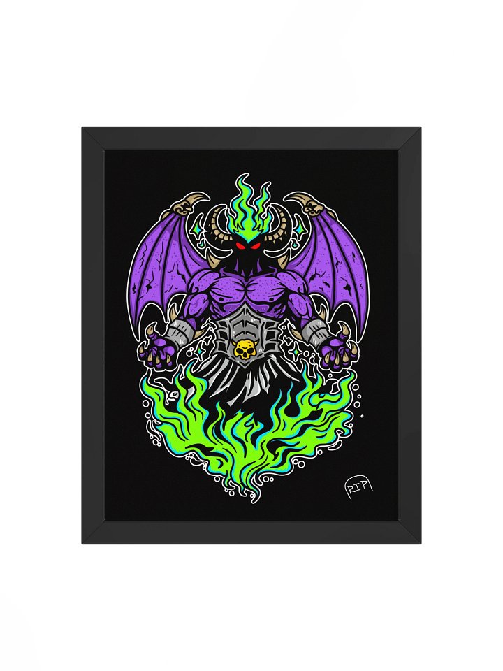 Matt Demon- Framed Print product image (1)